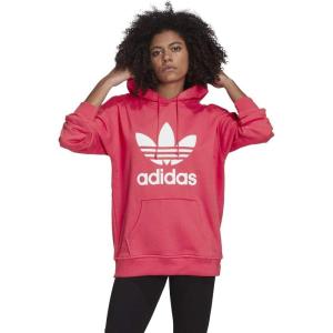 imageadidas Originals Womens Adidas Adicolor Trefoil HoodiePower PinkWhite