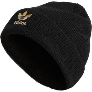 imageadidas Originals Womens Trefoil BeanieBlackGold Metallic