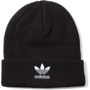 imageadidas Originals Womens Trefoil BeanieBlackWhite 3