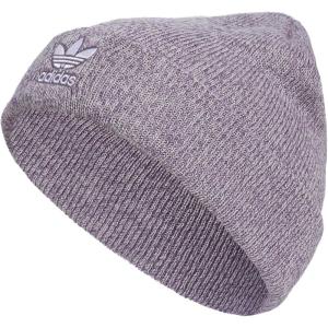 imageadidas Originals Womens Trefoil BeanieShadow VioletSilver Dawn GreyStone Grey