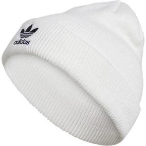 imageadidas Originals Womens Trefoil BeanieWhiteBlack 3