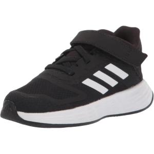 imageadidas UnisexChild Duramo 10 Running Shoes Little Big Kid 28 EUBlackWhiteBlack Elastic