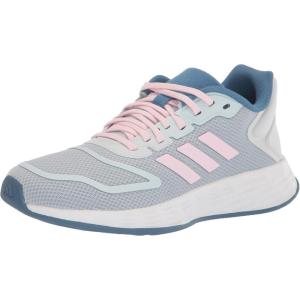imageadidas UnisexChild Duramo 10 Running Shoes Little Big Kid 28 EUBlue TintClear PinkAltered Blue