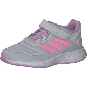 imageadidas UnisexChild Duramo 10 Running Shoes Little Big Kid 28 EUDash GrayBeam PinkBliss Lilac Gv8923