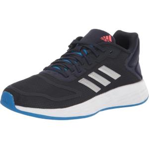 imageadidas UnisexChild Duramo 10 Running Shoes Little Big Kid 28 EUInkSilver MetallicBlue Rush