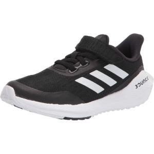 imageadidas UnisexChild EQ21 Running ShoeBlackWhiteBlack