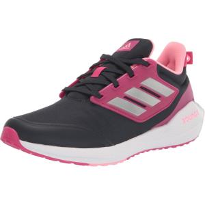 imageadidas UnisexChild EQ21 Running ShoeInkSilver MetallicTeam Real Magenta