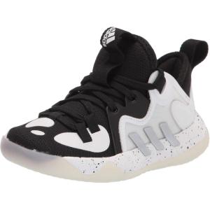 imageadidas UnisexChild Harden Stepback 2 Basketball ShoesBlackSilver MetallicWhite