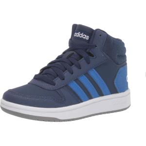 imageadidas UnisexChild Hoops Mid 20 Basketball ShoesDark BlueBlueWhite