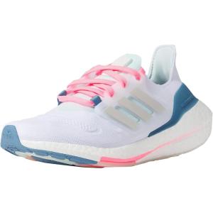 imageadidas UnisexChild Ultraboost 22 Running ShoeWhiteGreyAlmost Blue