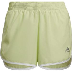 imageadidas Womens Marathon 20 ShortsAlmost LimeWhite