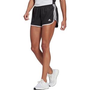 imageadidas Womens Marathon 20 ShortsBlackWhite