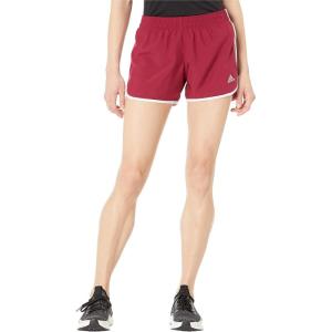 imageadidas Womens Marathon 20 ShortsLegacy BurgundyWhite