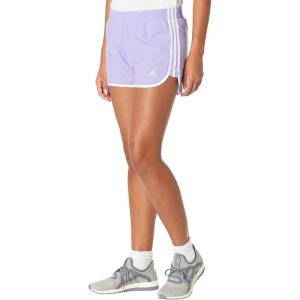 imageadidas Womens Marathon 20 ShortsLight PurpleWhite