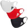 imageAdidas Originals Standard Face Covers 3PackMidnight BlackWhiteRedMulticolored