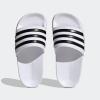 imageadidas Kids Adilette Shower SlideWhiteBlackBlack