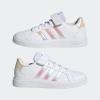 imageadidas Kids Grand Court 20 SneakersFtwr WhiteIridescentFtwr White Elastic