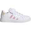 imageadidas Kids Grand Court 20 SneakersFtwr WhiteIridescentFtwr White Elastic