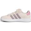 imageadidas Kids Grand Court 20 SneakersWonder QuartzPreloved FigBliss Pink Elastic Lace