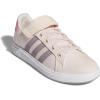 imageadidas Kids Grand Court 20 SneakersWonder QuartzPreloved FigBliss Pink Elastic Lace