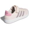 imageadidas Kids Grand Court 20 SneakersWonder QuartzPreloved FigBliss Pink Elastic Lace