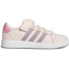 imageadidas Kids Grand Court 20 SneakersWonder QuartzPreloved FigBliss Pink Elastic Lace