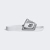 imageadidas Mens Adilette Slide SandalCloud WhiteChalk WhiteCore Black