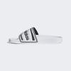 imageadidas Mens Adilette Slide SandalCloud WhiteChalk WhiteCore Black
