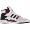 imageadidas Mens Forum Mid SneakerCloud WhiteVictory CrimsonAmbient Blushwhite
