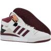 imageadidas Mens Forum Mid SneakerCloud WhiteVictory CrimsonAmbient Blushwhite