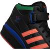 imageadidas Mens Forum Mid SneakerCore BlackCore BlackBold Blue