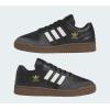 imageadidas Mens Forum Mid SneakerCore BlackIvoryGum