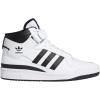 imageadidas Mens Forum Mid SneakerWhiteBlackWhite
