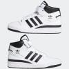 imageadidas Mens Forum Mid SneakerWhiteBlackWhite