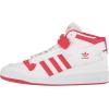 imageadidas Mens Forum Mid SneakerWhiteVivid RedWhite