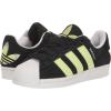 imageadidas Mens Superstar ShoeBlackPulse LimeWhite