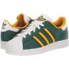 imageadidas Mens Superstar ShoeCollegiate GreenCrew YellowWhite