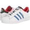 imageadidas Mens Superstar ShoeWhiteBright BlueRed