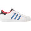 imageadidas Mens Superstar ShoeWhiteBright BlueRed