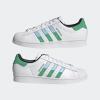 imageadidas Mens Superstar ShoeWhiteSemi Screaming GreenBlue Dawn