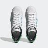 imageadidas Mens Superstar ShoeWhiteSemi Screaming GreenBlue Dawn