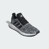 imageadidas Mens Swift Run Legacy SneakerBlackBlackWhite