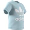 imageadidas Originals Baby Boys Trefoil TeeAlmost BlueWhite