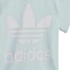 imageadidas Originals Baby Boys Trefoil TeeAlmost BlueWhite