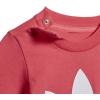 imageadidas Originals Baby Infant Trefoil TeeReal PinkWhite
