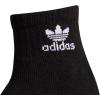 imageadidas Originals KidsBoysGirls Trefoil Cushioned Quarter Socks 6PairWhiteBlack