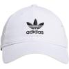imageadidas Originals KidsBoysGirls Washed Cotton Relaxed Fit Strapback CapWhiteBlack