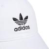 imageadidas Originals KidsBoysGirls Washed Cotton Relaxed Fit Strapback CapWhiteBlack