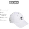 imageadidas Originals KidsBoysGirls Washed Cotton Relaxed Fit Strapback CapWhiteBlack
