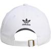 imageadidas Originals KidsBoysGirls Washed Cotton Relaxed Fit Strapback CapWhiteBlack